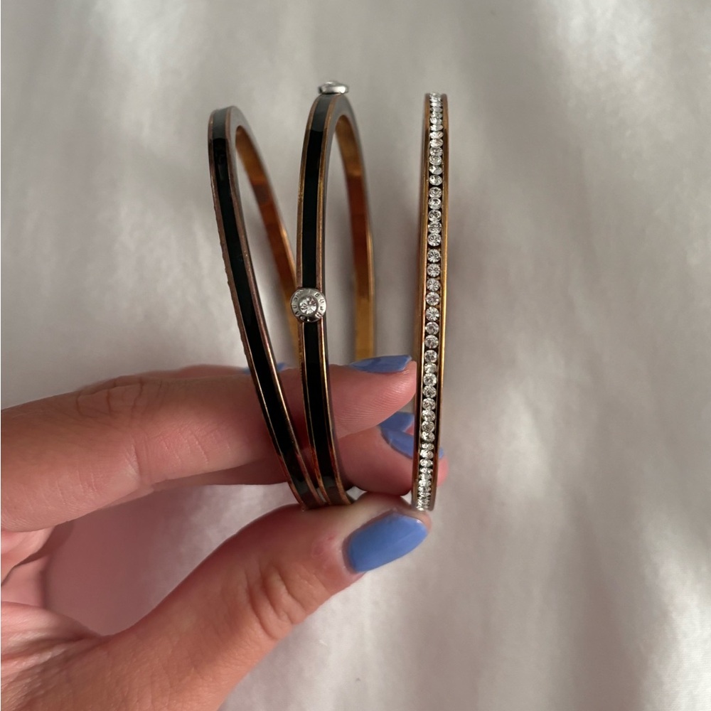 Henri Bendel bangle stack bracelets